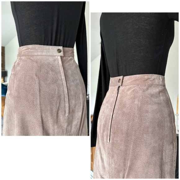 Vintage 80’s Suede Skirt - Picture 12 of 16